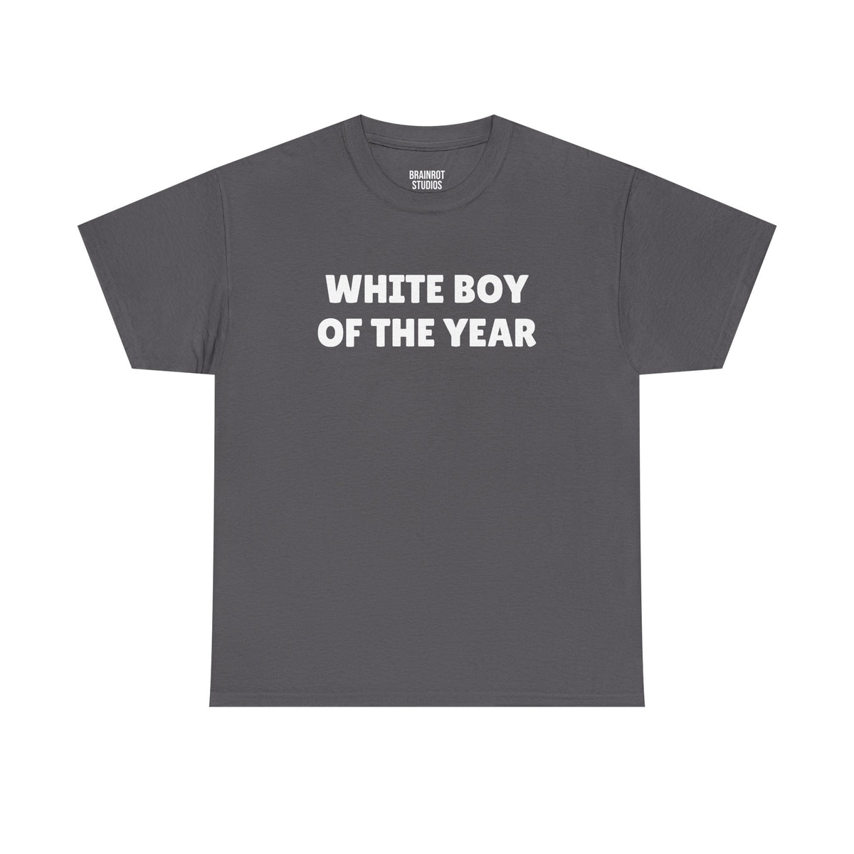 White Boy Of The Year T-Shirt - Charcoal