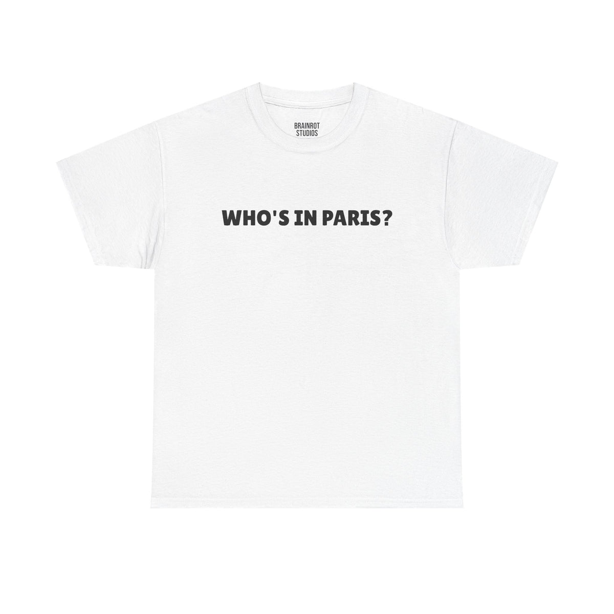 Who's In Paris? T-Shirt - White
