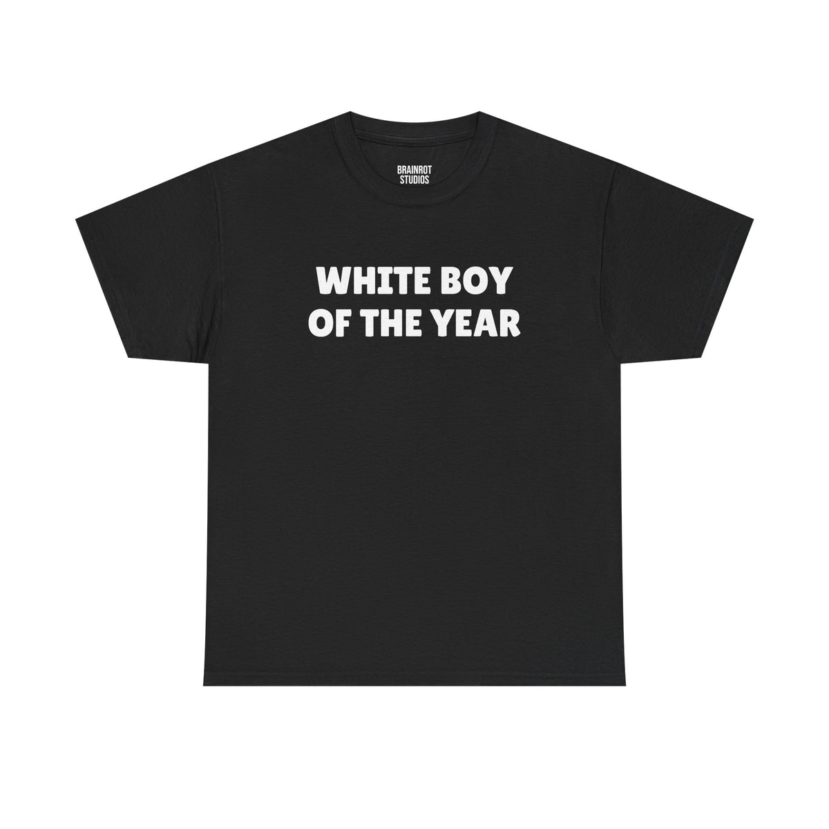 White Boy Of The Year T-Shirt - Black