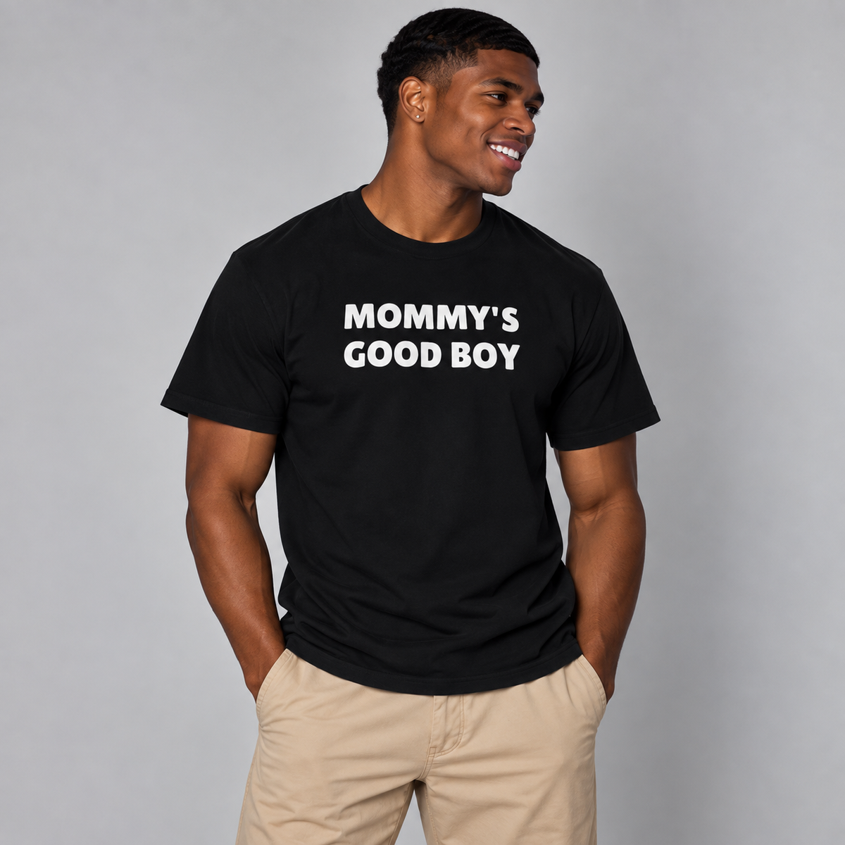 Mommy's Good Boy T-Shirt - Black