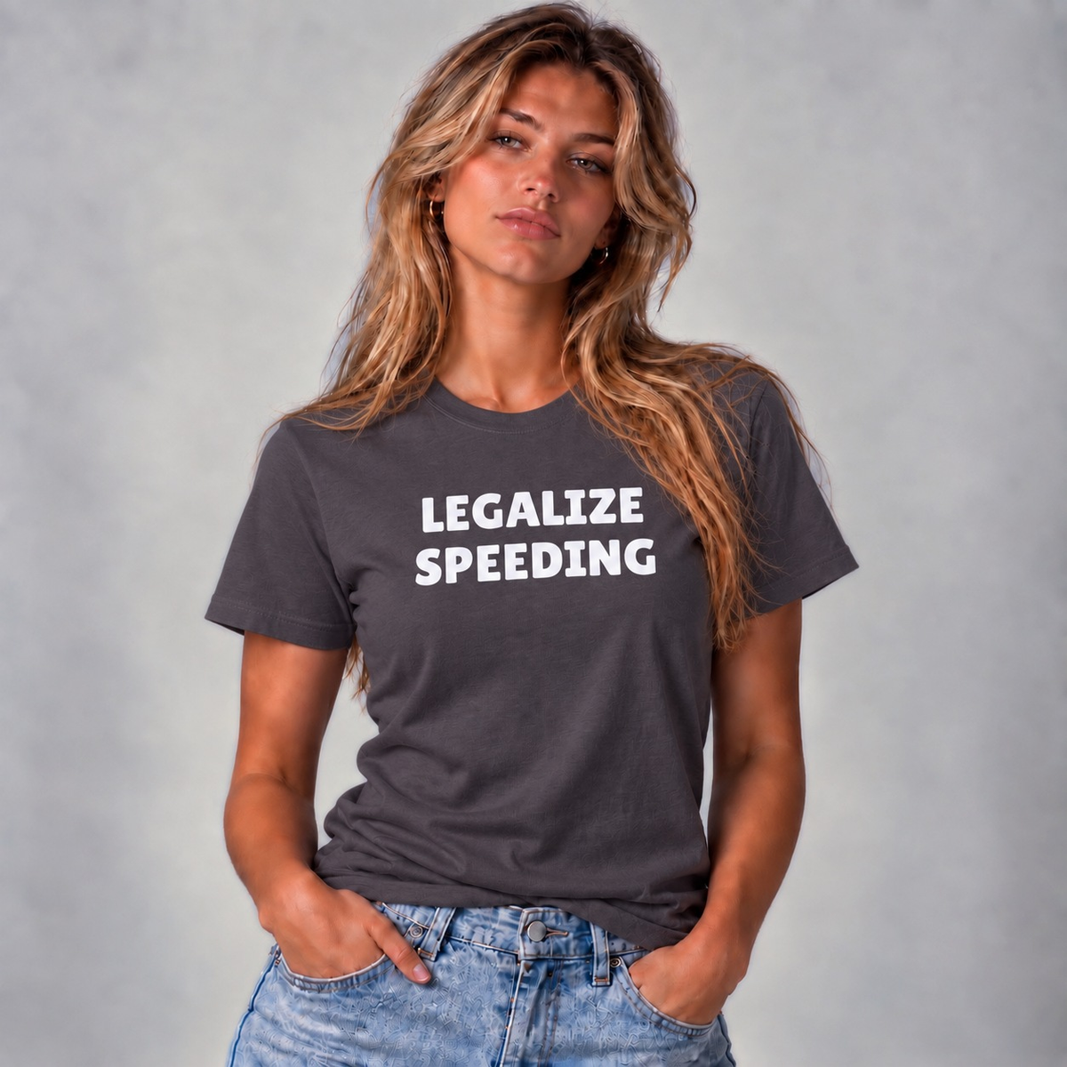 Legalize Speeding T-Shirt - Charcoal